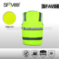 high visibility reflective safety vest with AS/NZS 1906 certification